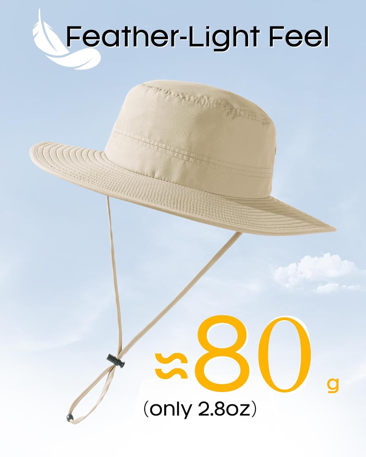 FURTALK Sun Hats for Men Women Packable Wide Brim Summer UV Protective Bucket Hat UPF 50+ Hat for Fishing Hiking